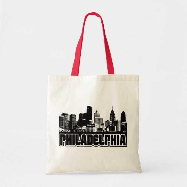 Philadelphia Skyline Tote Bag (Front)