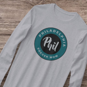 Philadelphia Soccer Mom Philly Love Retro T-Shirt