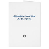 Philadelphia Starry Night Cards (Back)