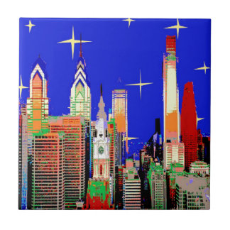 Philadelphia Starry Night Tile