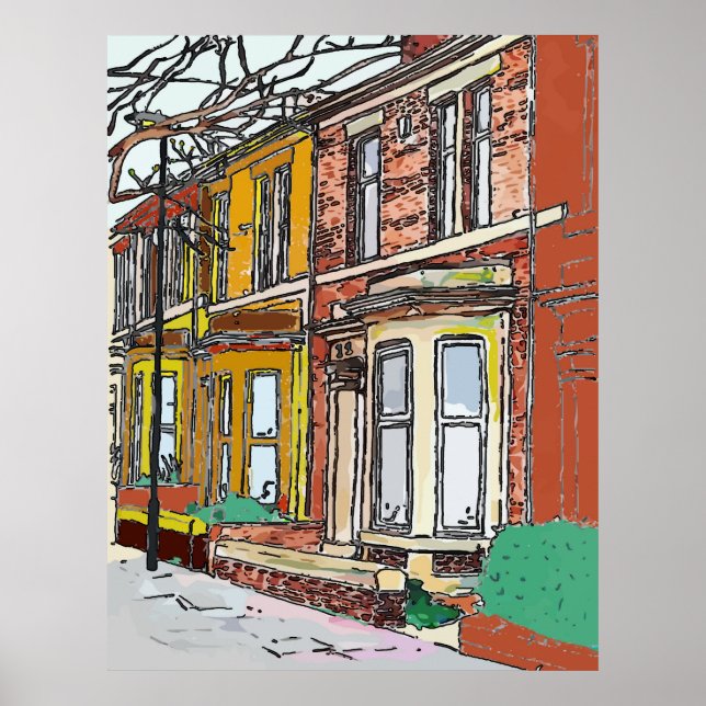 Philadelphia Street Poster (Front)