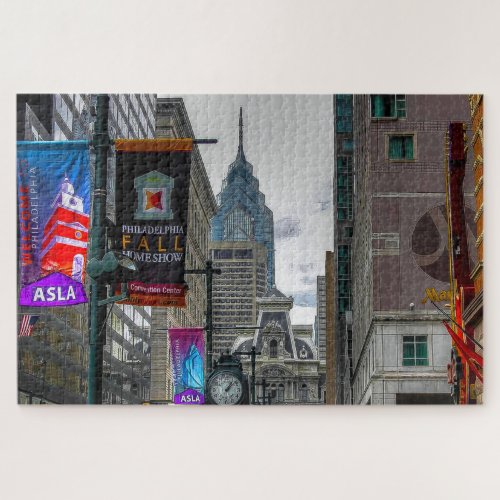 Philadelphia Street Scenes Jigsaw Puzzle