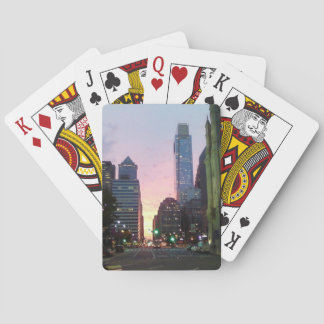 Philadelphia Sunset Playing Cards