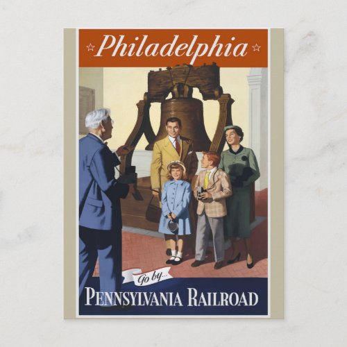 Philadelphia Travel Postcard