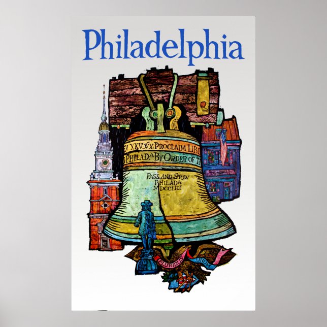 Philadelphia travel poster (Front)