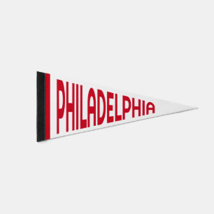 Philadelphia Vintage Sports Pennant Flag