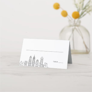 Philadelphia Wedding   Place Table Name Cards 