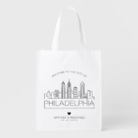 Philadelphia Wedding | Stylized Skyline