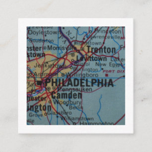 philadelphia We've Moved New Address Card