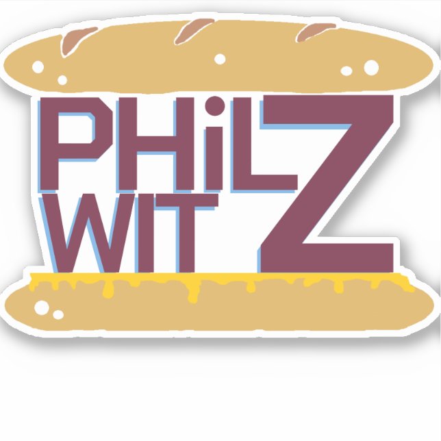 PHILADELPHIA WIT STICKER (Front)