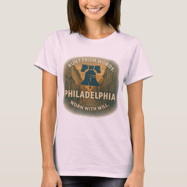 Philadelphia Women’s Tee | Heritage Calmwear (Front)