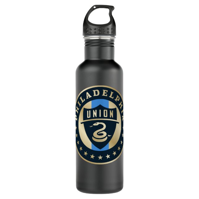 Philadelphiaa union stainless steel water bottle (Front)