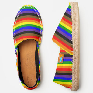 Philadephia Rainbow Pride Flag Espadrilles