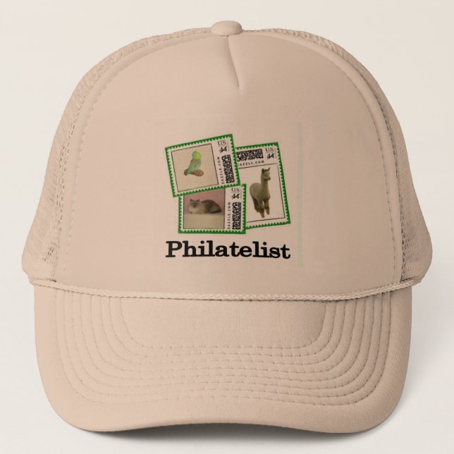 Philatelist 3 trucker hat (Front)