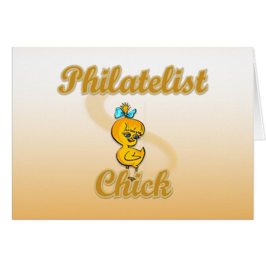 Philatelist Chick Cards (Front Horizontal)