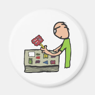 Philately Stamp Collecting Magnet