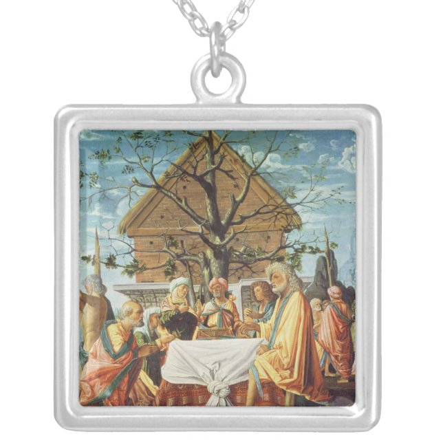 Philemon and Baucis, c.1500 Silver Plated Necklace (Front)