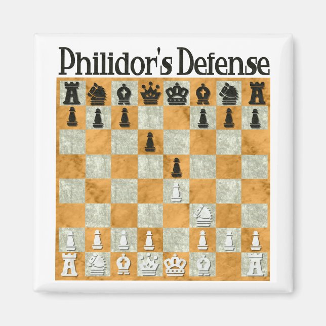 Philidor's Defense Magnet (Front)