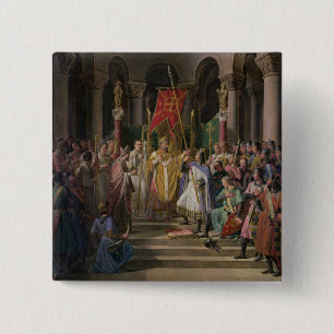 Philip Augustus King of France Taking the Button