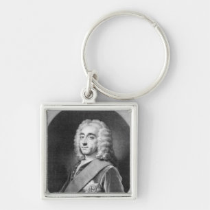 Philip Dormer Stanhope, engraved by John Simon Keychain