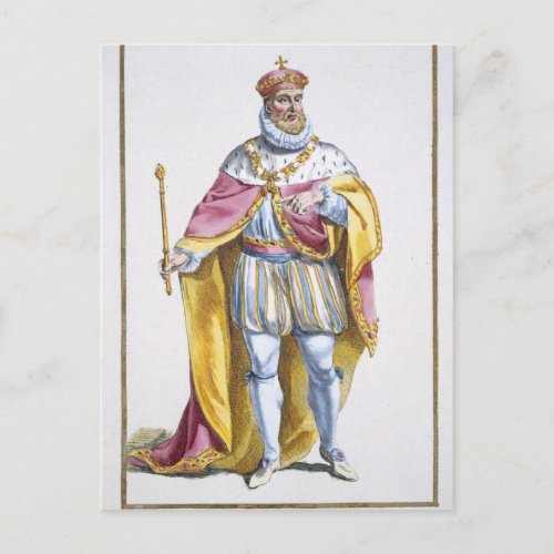 Philip II 1527_98 King of Spain from Receuil de Postcard