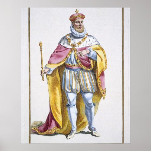 Philip II 1527_98 King of Spain from Receuil de Poster