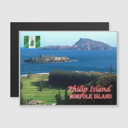 Philip Island - Norfolk Island - (Front/Back)