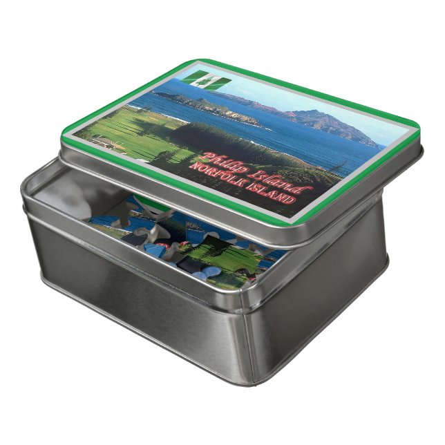 Philip Island - Norfolk Island - Jigsaw Puzzle (Lid Open)