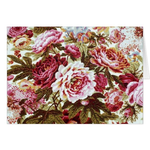 Philip Jacobs Fabric Floral Burst Card