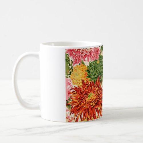 Philip Jacobs Fabric Japanese Chrysanthemum Mug