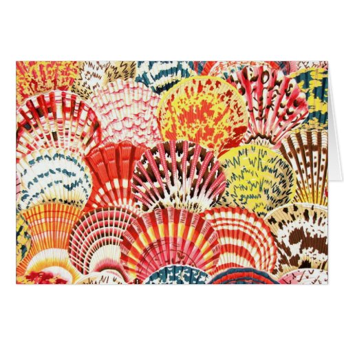 Philip Jacobs Fabric Scallop Shell Card