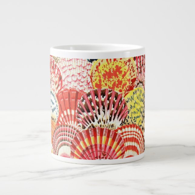 Philip Jacobs Fabric Scallop Shells Mug (Front)