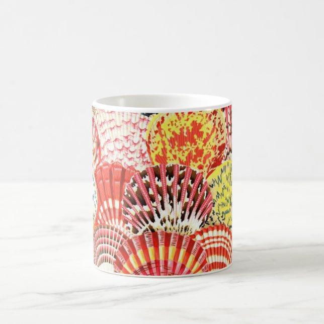 Philip Jacobs fabric Scallop Shells Mug (Center)
