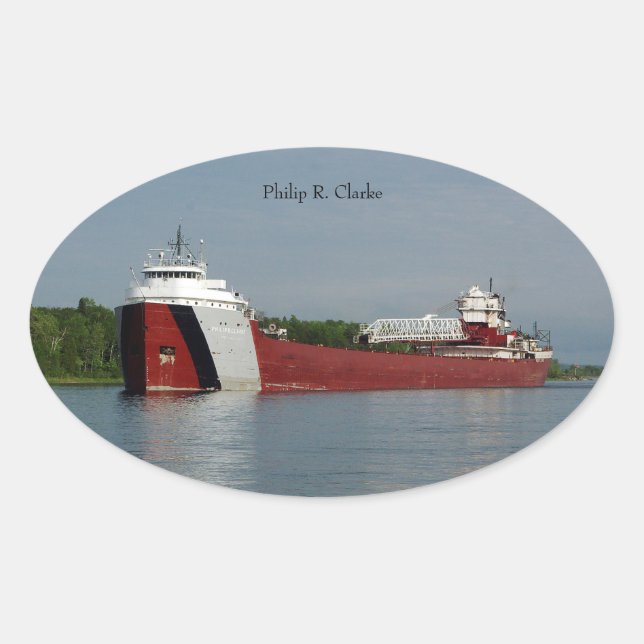 Philip R. Clarke sticker (Front)