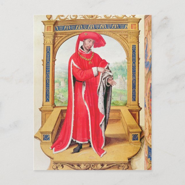 Philip the Good  Duke of Burgundy Postcard (Front)