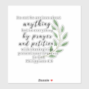 Philipians Christian Bible Verse Stickers - Do not