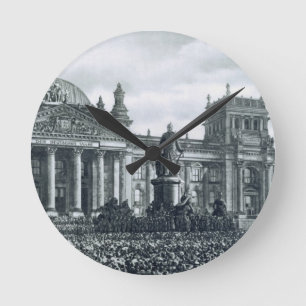 Philipp Scheidemann (1865-1939) gives an address f Round Clock