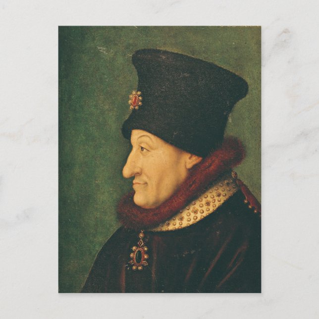 Philippe of France  Duke of Burgundy Postcard (Front)