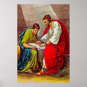 Philippians 1 Paul's Letter to the Saints poster