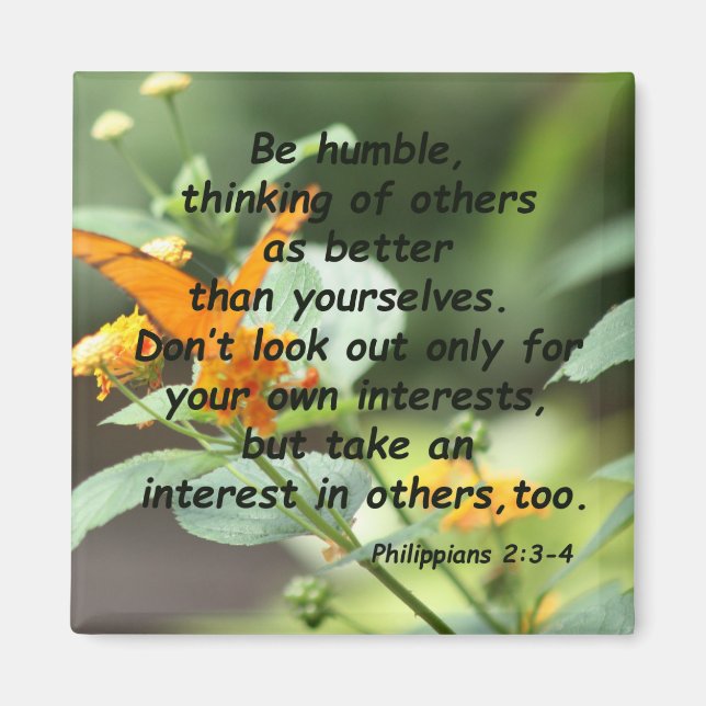 Philippians 2:3-4 magnet (Front)