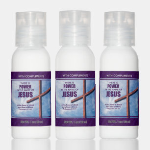 Philippians 2:9-11 NAME OF JESUS Christian Cross Hand Lotion