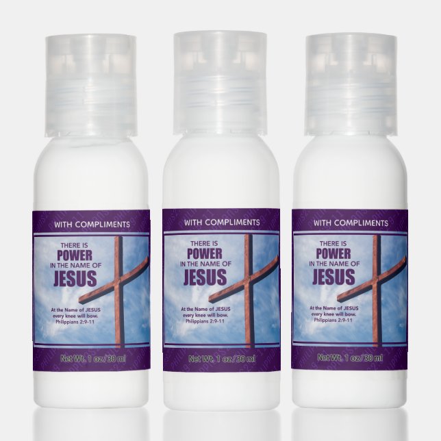 Philippians 2:9-11 | NAME OF JESUS Christian Cross Hand Lotion (Set)