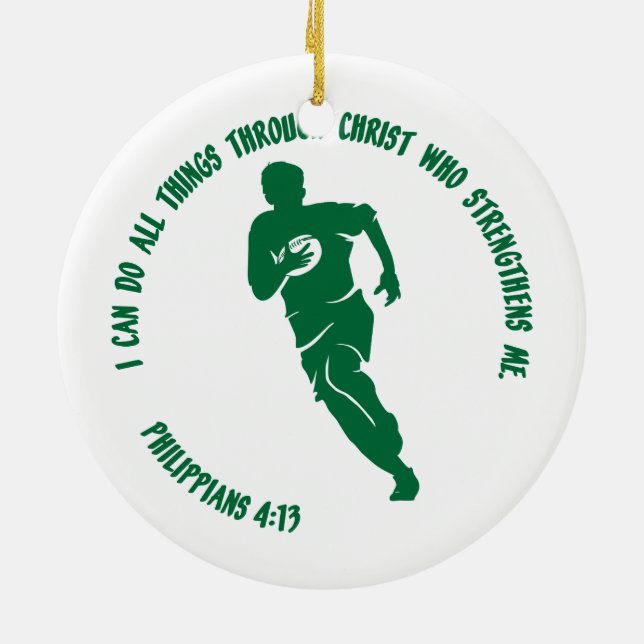 PHILIPPIANS 413 CERAMIC ORNAMENT (Back)
