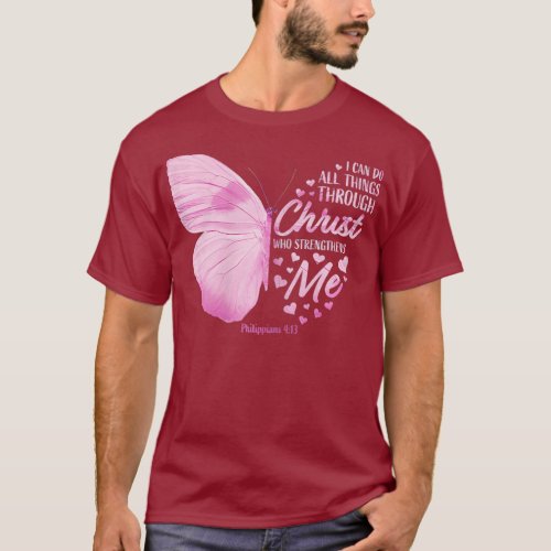 Philippians 413 Christian Bible Verse Gifts T_Shirt