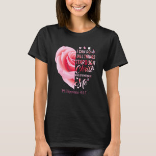 Philippians 413 Christian Bible Verse Religious W T-Shirt