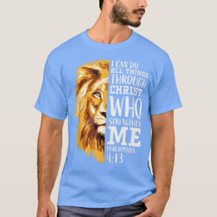 Philippians 413 Christian Verse Gifts Men Religiou T-Shirt