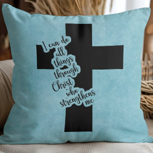 Philippians 413 I Can Do All Things Throw Pillow