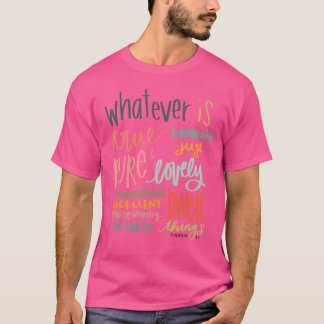 Philippians 48 Bible Verse Quote T-Shirt