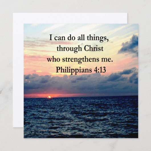 PHILIPPIANS 4:13 (Front/Back)