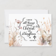 Philippians 4:13 All things through Christ Bible
